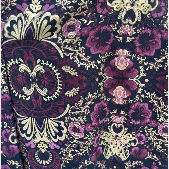 Torrid Womens Flower Pattern Sleveless Blouse Multicolor Sz 4 - Picture 8 of 9